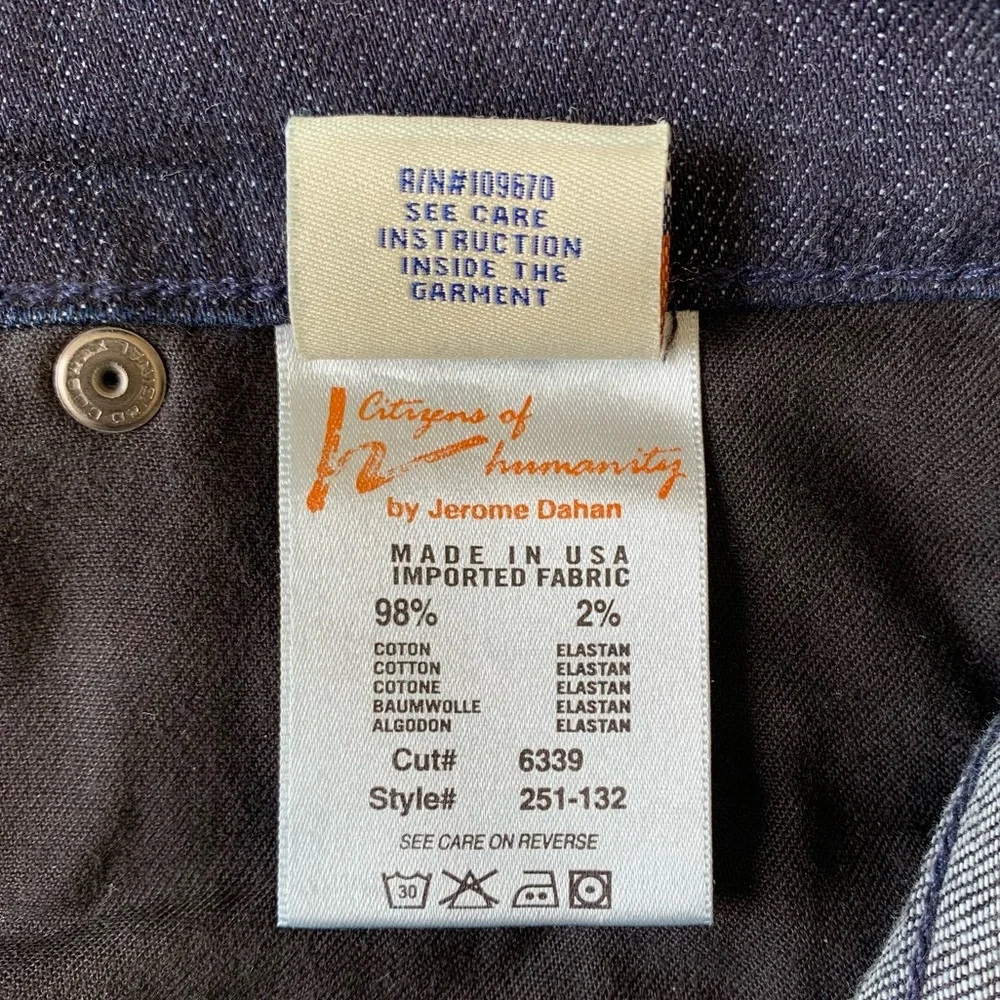 Citizens Of Humanity “Hutton” #251 High Rise Wide Leg Stretch Jeans - Picture 9 of 10